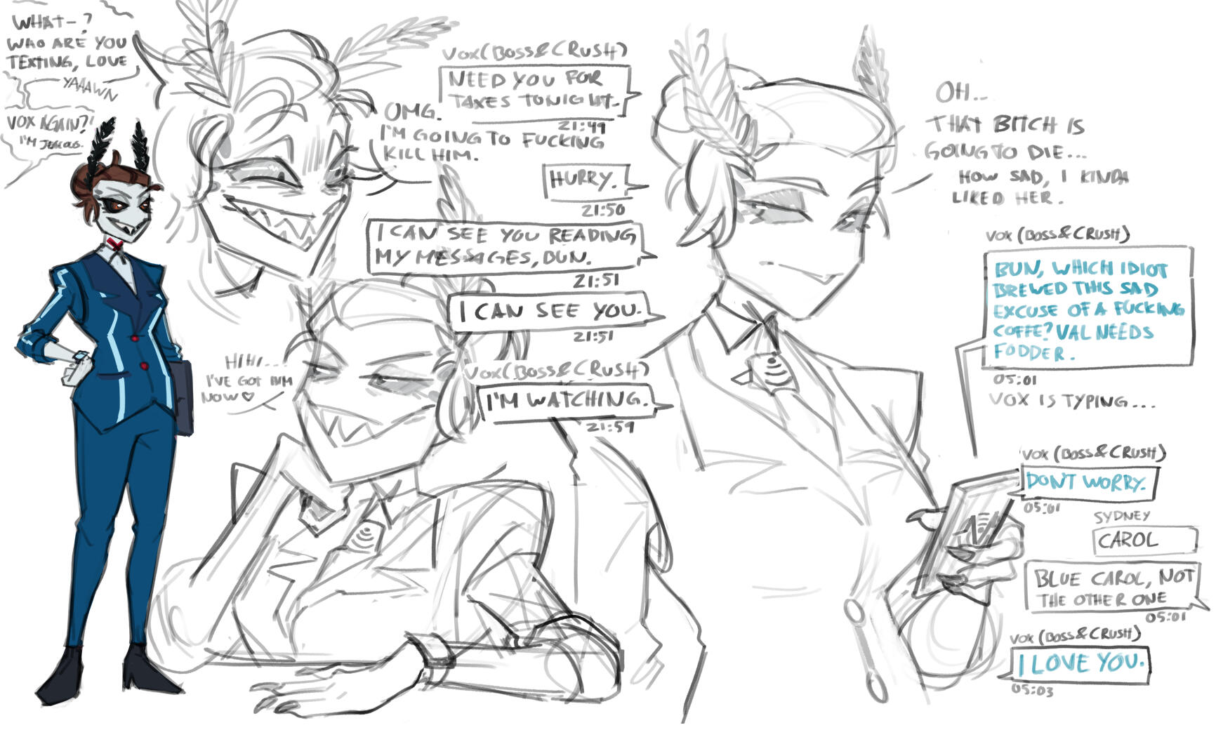 My dear GF's Hazbin OC My dear GF's Hazbin OC