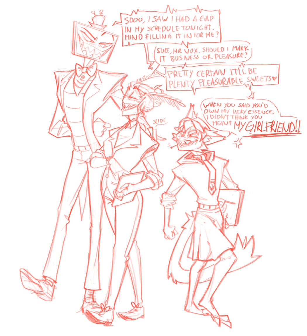 Vox and OCs squabble Vox and OCs squabble