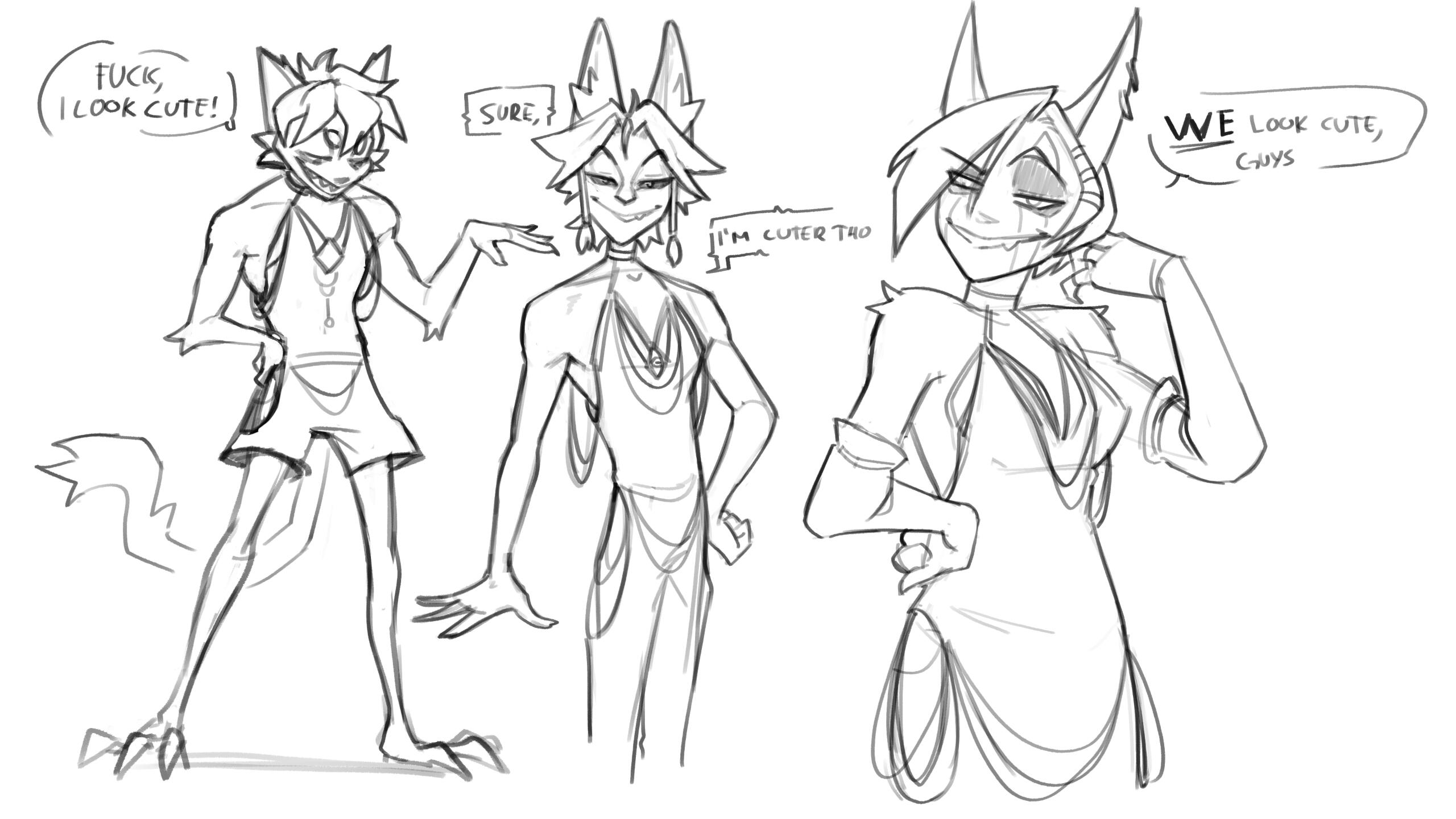 Trying a matching dresses Trying a matching dresses