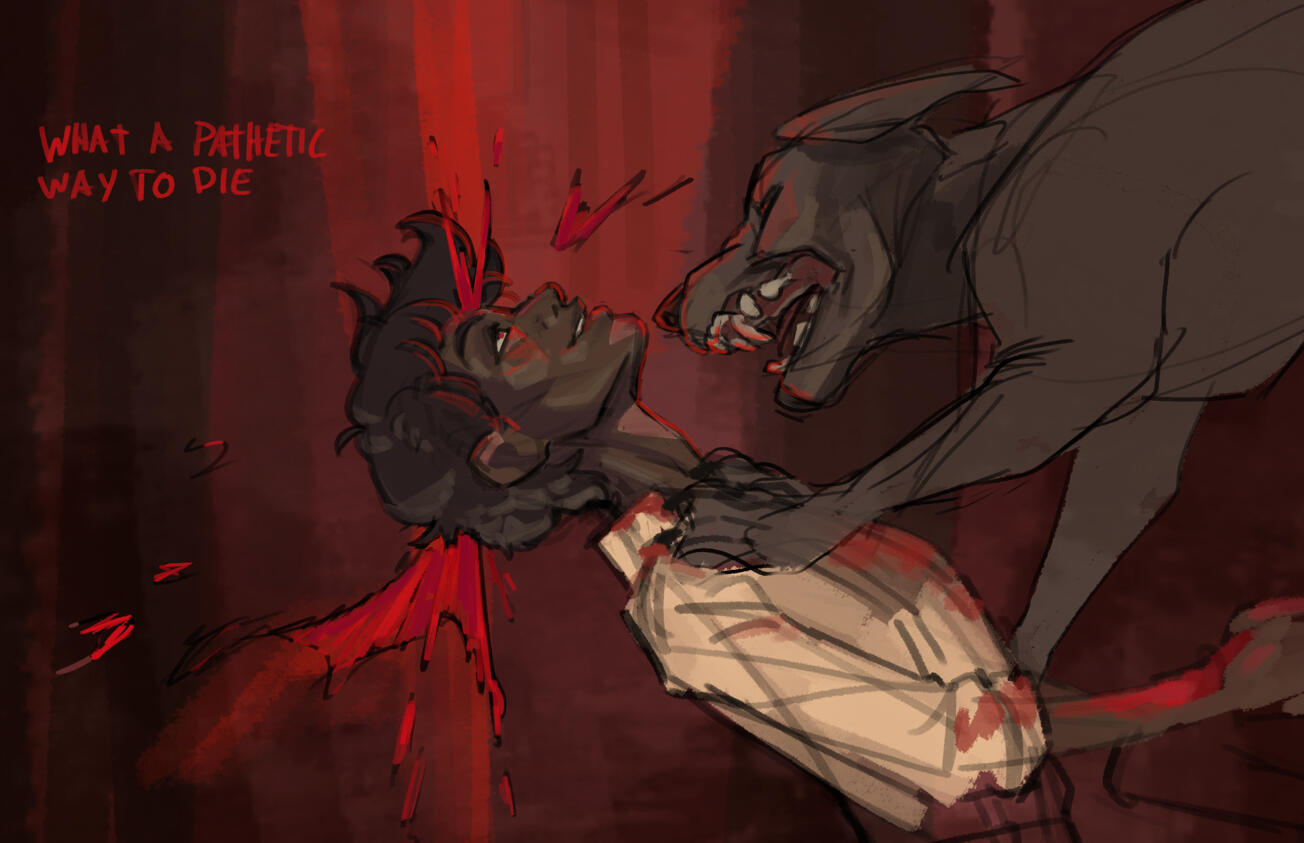 Human Alastor Dying Human Alastor Dying